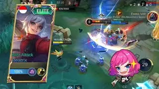 Beatrix bomb one shot all hero 😱 | Mobile legends