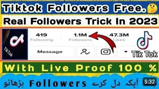 ✅ HOW TO GET 10K TIKTOK FOLLOWERS for FREE (WORKING!) 2021/ TikTok Foryou Setting,