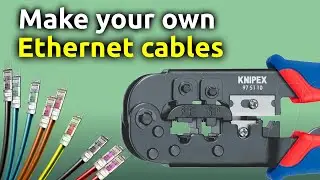 Make/Crimp your own ethernet cables! - Knipex 97 51 10