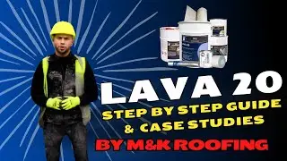 M&K Roofing applied Lava 20 system with a nice anti slip finish and the dark grey top coat I Lava 20