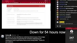 streaming until roblox is back up