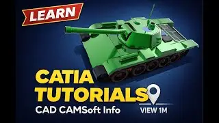 T-90 WAR TANK IN CATIA | CATIA TUTORIALS | WAR TANK ASSEMBLE IN CATIA | CATIA Assembly -2022