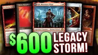 Modern's BEST STORM DECK in Legacy! Ruby Storm Combo (No Reserved List) | Magic: The Gathering MTG