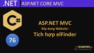 CS76  (Lập trình ASP.NET MVC 09)  Tích hợp thư viện quản lý file elFinder  vào Website Asp.net core