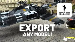 Export any Blueprint as OBJ from Space Engineers!