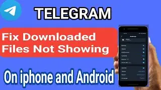 How to Fix Telegram Downloaded Media Files Not Showing|. Telegram Document
