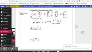 Systems of Three Equations in Three Variables