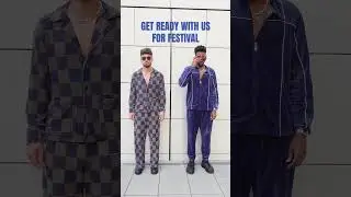 Our looks for @worldclubdomelive2617 left or right? #mensfashion #festivallook #menstyle #fashion