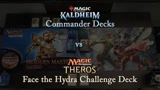 Magic: The Gathering: Kaldheim Commander Decks vs. Theros Face the Hydra