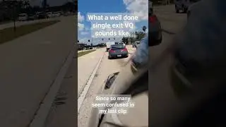 What a good exhaust on a VQ37 Sounds like! Basically 0 rasp.