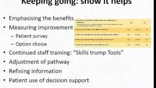 Shared Decision Making   Rob Pickard