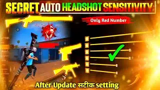 Free Fire Max Secret Headshot Sensitivity Setting / After Update Secret Headshot Trick