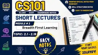 Cs101 vu short lecture 2 midterm 2026 by learn with easy notes, cs101 module 2 modified notes