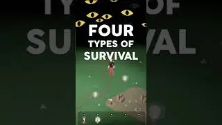 4 Types of Survival Game Players #shorts