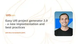 Easy UI5 project generator 2.0 - a new implementation and best practices