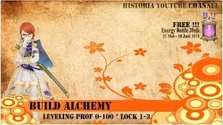 [Toram Online] Guide Alchemy & Leveling Prof 1-100 (lock 3)