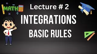 Basic integration rules | Constant Multiple Rule of Integration | lecture #2 #integration