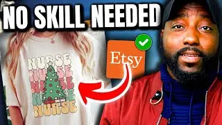 Make Sales with Simple Tshirts Designs on Etsy - Kittl Design Tutorial Print on Demand