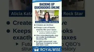 How and why to backup QuickBooks Online