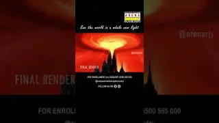 MATTE PAINTING 🥳🥳SEE THE WORLD IN WHOLE NEW LIGHT #arenarjy #3danimation#vfx #animatedstories