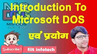 Introduction To DOS | Microsoft Disk Operating System | 