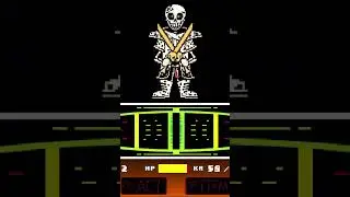 Dustbelief LAST FIGHT - attack 3-5 [No Hit] #undertale #papyrus #dustbelief #shorts #dusttale