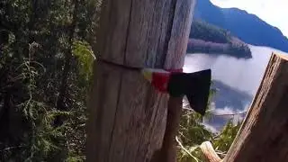 This Wood Worker Is Crazy. Woodworking Process on Big Tree Cut and Remove