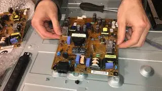 replacing POWER SUPPLY BOARD lg 42ln5400 42 inch led screen tv