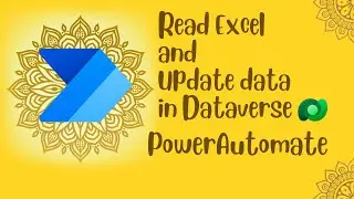 Read excel and update data in Dataverse table using Power Automate