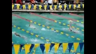 Rae-Lynn Sheffield  wins 200 IM (2:04.12) with Music at Sunshine State Conference 2011 MOV04769