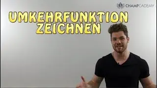 Umkehrfunktion zeichnen! TRICK mit Blatt Papier
