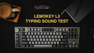 Keychron Lemokey L3 Sound Typing Test | Gateron Red Switches