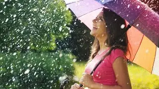 beautiful nature Rain & Thunder Sounds, Nature. deep sleeping with music vol 54