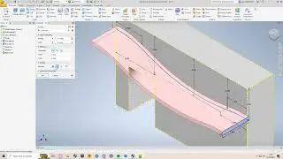 Inventor Tutorial 06 - Sweep and Spline