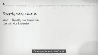 Determine if the expression c^5+(c^3)/(5) is a polynomial or not. If it is a polynomial, state the