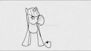 My little Pony - Twilight and Applejack (Home made Animation) WIP