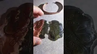 Медный браслет и капсырма.