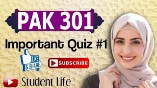 Pak301 Important Points for Mcqs ||Mcqs important points of Pak301