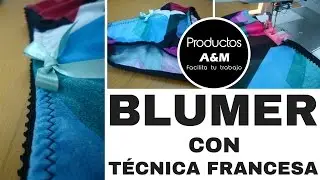 BLUMER O PANTY INFANTIL || TECNICA FRANCESA  || ELASTICA MORITA