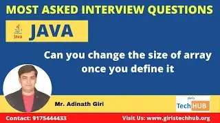 Can you change the size of array once you define it