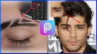How To Editing Eye Hair Cutting In Picsart || New Secret tricks