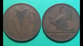 Ireland Pingin Collection: 1928 Pingin - 1st Year Minted  Saorstát  Eireann