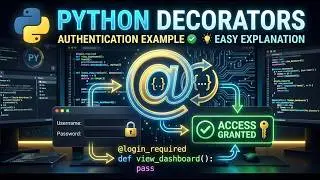 Python Decorators Explained with Login Authentication Example | Beginner to Advanced