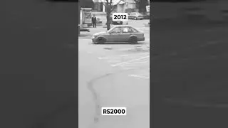 Czerwony Gromiasty Ford Escort 2012 ZieleTDH bokiem