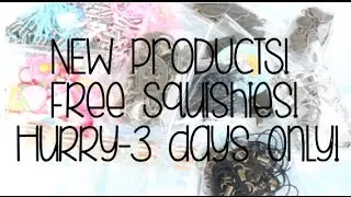 NEW! Free Squishies, New Etsy Products, YAY!