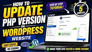 How to Update PHP version in WordPress Website | Change PHP version in cPanel