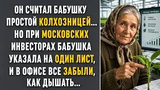 Внук стыдится бабушки-колхозницы… пока она за 5 минут не решила проблему на 40 миллионов