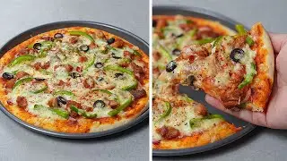I've quit buying pizza, now i make my own pizza at home ! Homemade chicken pizza recipe without oven