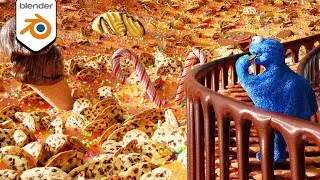 How I 3D animated Cookie Monster... in Blender