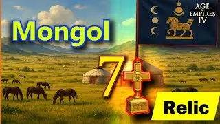Mongol with 7 relics | Age of Empires 4 ranked